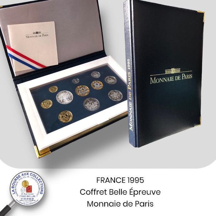 FRANCE 1995 - Coffret Belle Epreuve - BE - Monnaie de Paris - Les Francs de l'année