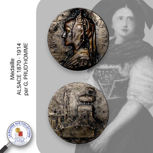 Médaille - ALSACE 1870 - 1914, par G. PRUD'HOMME