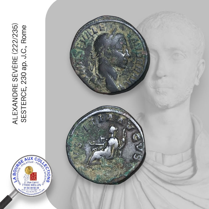 ALEXANDRE SÉVÈRE (222/235) - SESTERCE, 230 ap. J.C., Rome