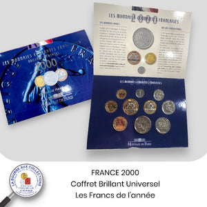 FRANCE - Coffret BRILLANT UNIVERSEL 2000 - La Monnaie de Paris