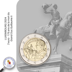 2 euro LUXEMBOURG 2024 - 175 ans de la mort du Grand-Duc Guillaume II