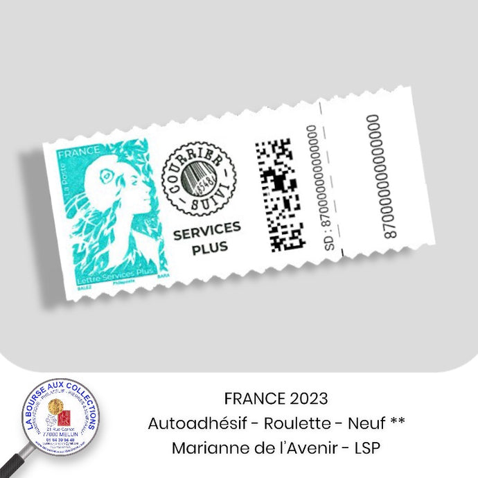 2023 - Y&t AA2362 - Marianne de l'Avenir - Roulette autoadhésive Lettre Service Plus