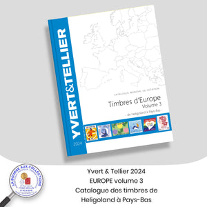 Yvert & Tellier - EUROPE Volume 3 - 2024 (Catalogue des timbres des pays d´Europe de H à P)