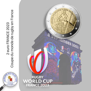 2 euro FRANCE 2023 - Coupe du monde de rugby en France
