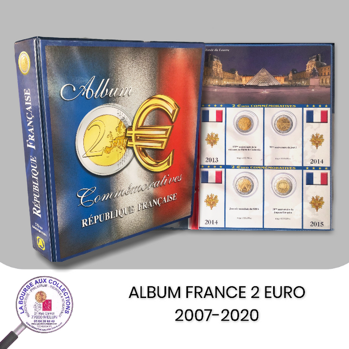 Album 2 euro FRANCE 2007-2020