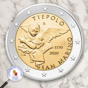 BU - 2 euros SAINT-MARIN 2020 - 250 ans de la mort de Giambattista Tiepolo / La Bourse aux Collections Numismatique Melun
