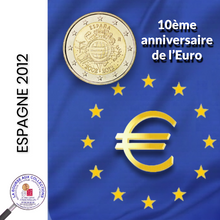 Charger l&#39;image dans la galerie, 2 euro 2012 - Les 10 ans de l&#39;Euro
