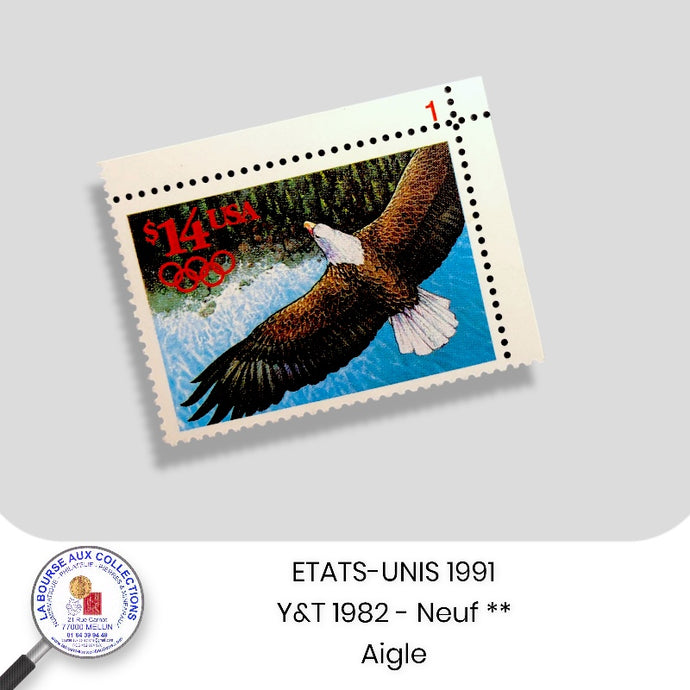 ETATS-UNIS 1991 - Y&T 1982 - Aigle - Neufs **