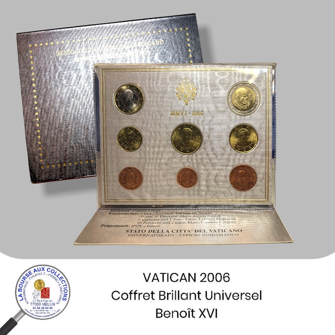 VATICAN 2006 - Coffret Brillant Universel - Benoît XVI
