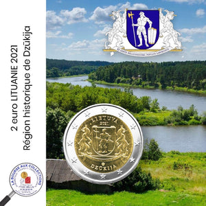 2 euro LITUANIE 2021 - Région historique de Dzūkija