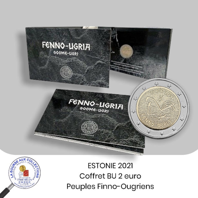 BU 2 euro ESTONIE 2021 - Peuples Finno-Ougriens