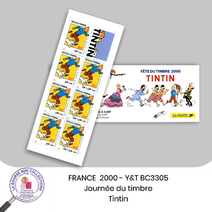 2000 - Journée du Timbre BC3305 - Tintin - Neuf **