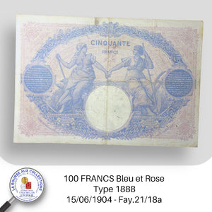 50 FRANCS Bleu et Rose type 1889 - 19/01/1912 - Fay.14/25