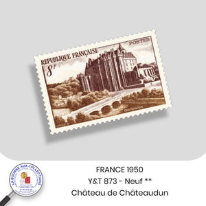 1950 - Y&T 873 - Château de Châteaudun -  Neuf **