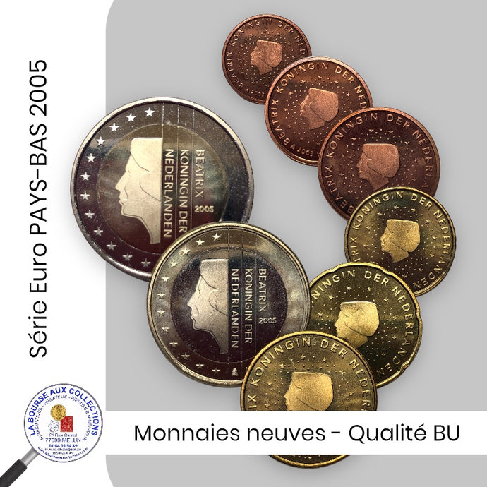 Série EURO PAYS-BAS 2005 - Issue de BU