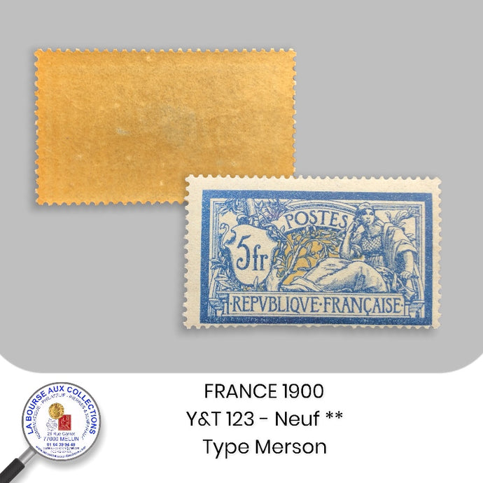 FRANCE 1900 - Y&T n° 123 - Merson - Neuf **