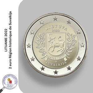 2 euro LITUANIE 2022 - Région historique de Suvalkija
