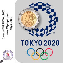Charger l&#39;image dans la galerie, 2 euro PORTUGAL 2021 - Jeux Olympiques de Tokyo 2020
