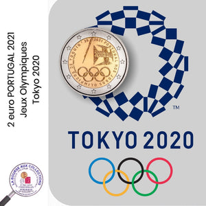 2 euro PORTUGAL 2021 - Jeux Olympiques de Tokyo 2020
