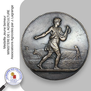 Médaille Jeune Semeur - MINISTÈRE DE L´AGRICULTURE / Associations Agricoles par J. Lagrange