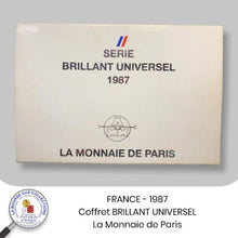 Charger l&#39;image dans la galerie, FRANCE - Coffret BRILLANT UNIVERSEL 1987 - La Monnaie de Paris
