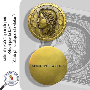 Médaille - CERES par Pierre RIQUET