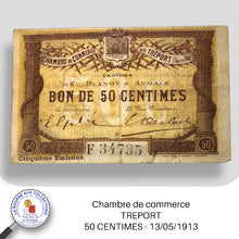 Charger l&#39;image dans la galerie, Tréport - 50 CENTIMES - 13/05/1913
