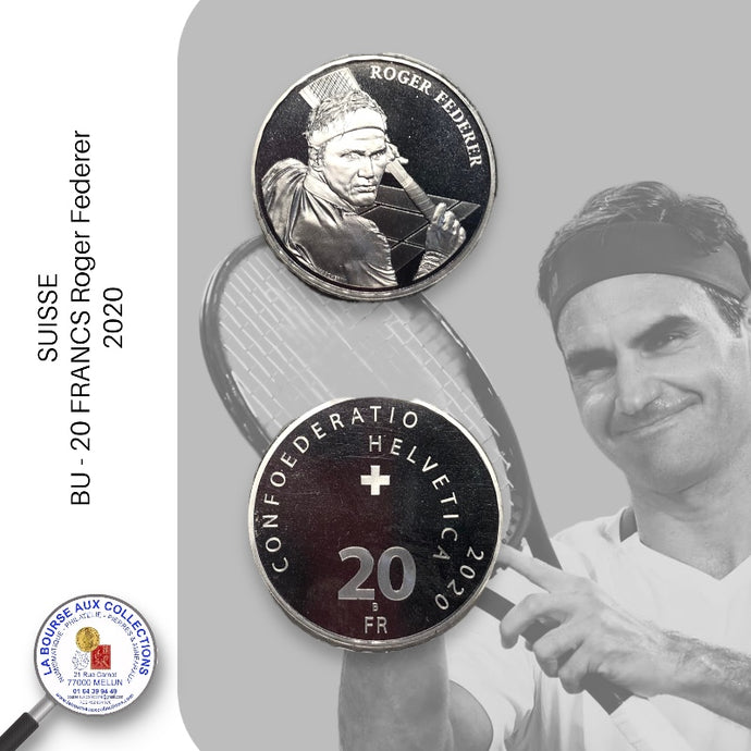 SUISSE -  BU - 20 FRANCS Roger Federer - 2020