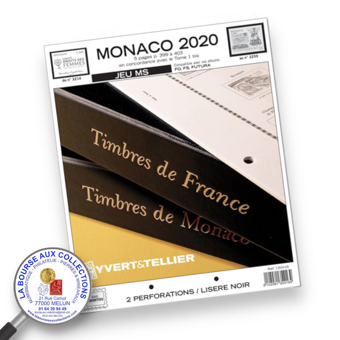 Yvert & Tellier -  Jeu MS MONACO 2020