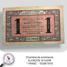Charger l&#39;image dans la galerie, Alençon &amp; flers -1 FRANC  - 10/08/1915
