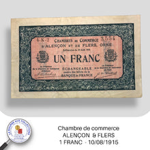 Charger l&#39;image dans la galerie, Alençon &amp; flers -1 FRANC  - 10/08/1915
