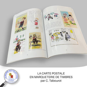 La carte postale en marqueterie de timbres, par C. Tabourot