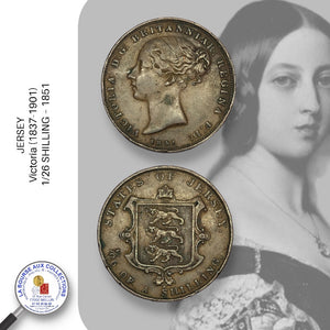 JERSEY - Victoria (1837-1901) - 1/26 SHILLING – 1851