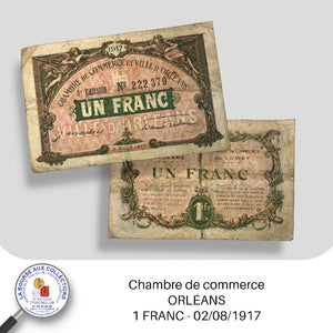 Orléans - 1 FRANC - 02/08/1917