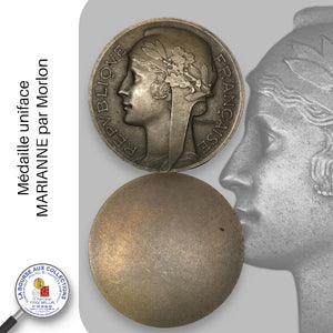 Médaille uniface - MARIANNE par Morlon