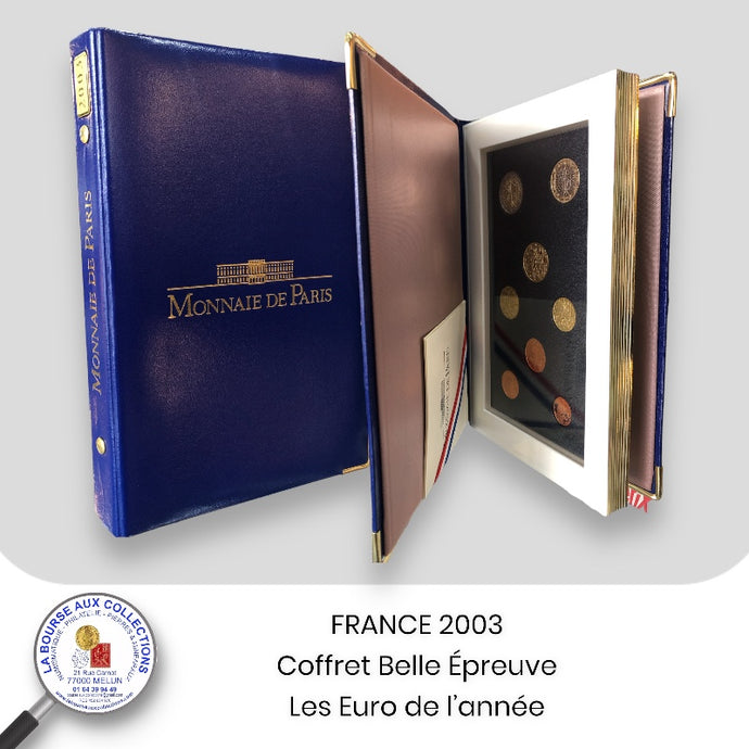 FRANCE 2003 - Coffret Belle Epreuve - BE - Monnaie de Paris - Les Euro de l'année