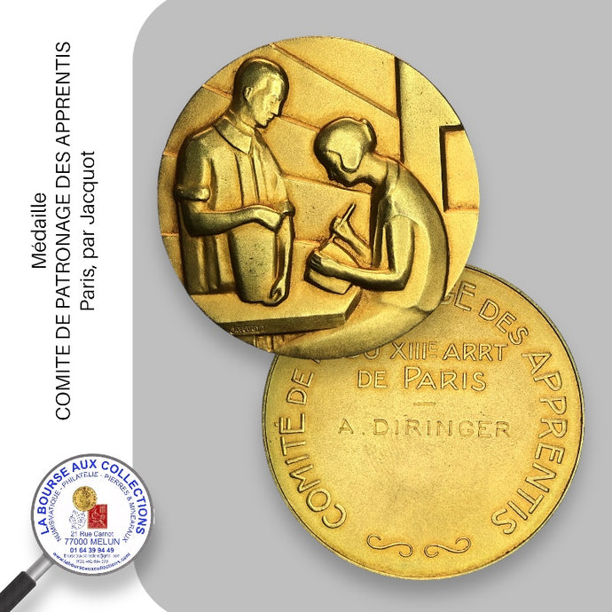 Médaille - COMITE DE PATRONAGE DES APPRENTIS - Paris, par Jacquot