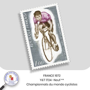 1972 - Y&T 1724 - Championnats du monde cyclistes - Neuf **