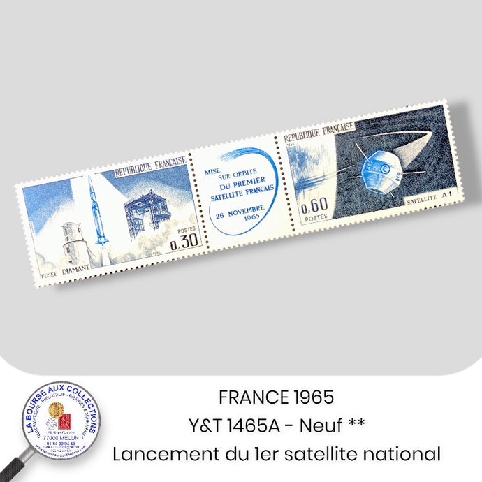 1965 - Y&T 1465A - Lancement du 1er satellite national - Neuf **