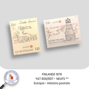 FINLANDE 1979 - Y&T 806/807 - Europa / Histoire postale  – Neufs **