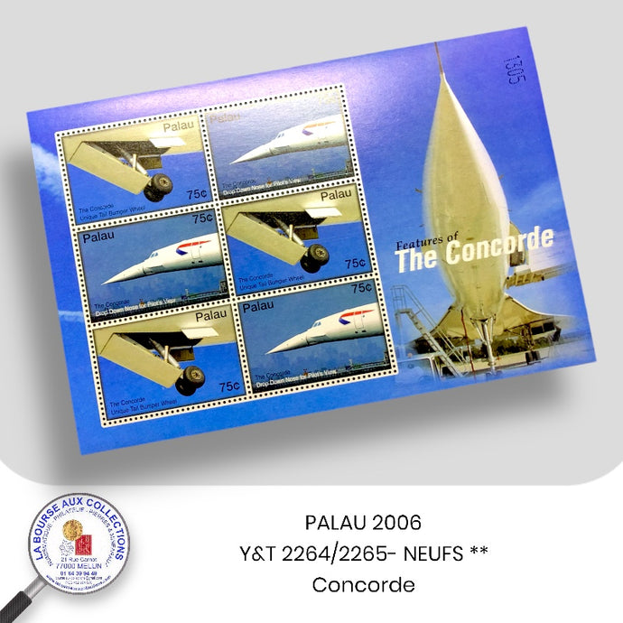 PALAU 2006 - Y&T 2264/2265 - Concorde – Neufs **