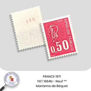 1971 - Y&T 1664b - Marianne de Béquet - Neuf **