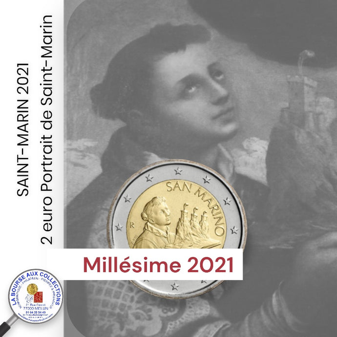 2 euro SAINT MARIN 2021 - Portrait de Saint Marin