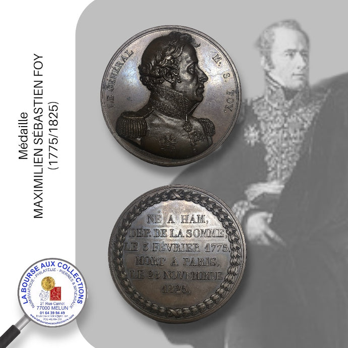Médaille - Maximilien Sébastien Foy (1775/1825)