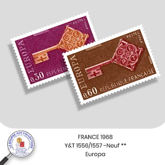 1968 - Y&T 1556/1557 - Europa - Neuf **
