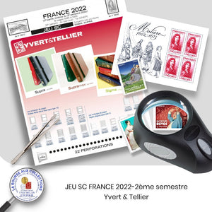 Yvert & Tellier -  Jeu SC FRANCE 2022 - 2ème semestre
