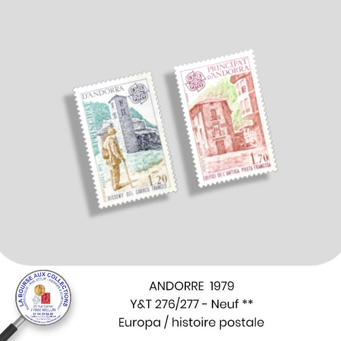ANDORRE 1979  - Y&T 276/277 - Europa / Histoire postale - NEUF **