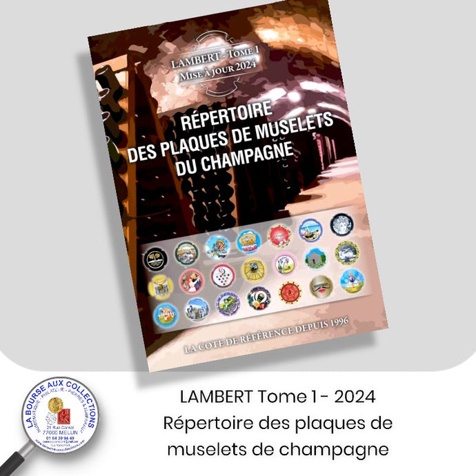 Répertoire des plaques de muselets de Champagne - Tome 1 - 2024