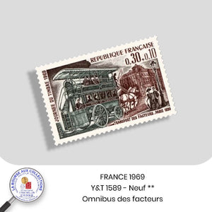 1969 - Y&T 1589 - Omnibus des facteurs - Neuf **