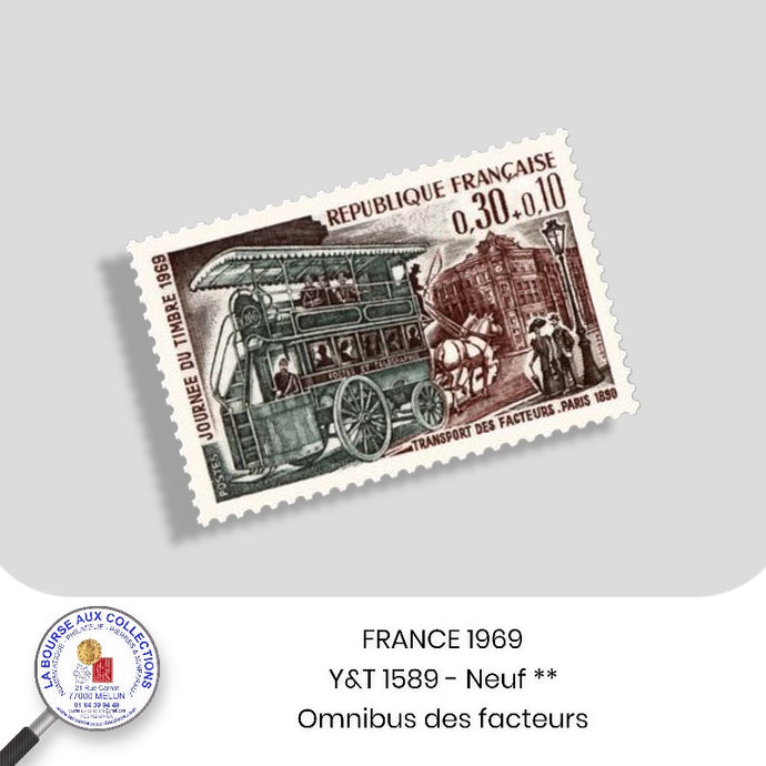 1969 - Y&T 1589 - Omnibus des facteurs - Neuf **